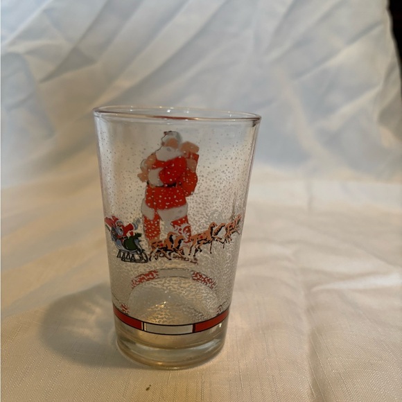 Vintage Santa Claus Holiday Glass - Picture 2 of 6